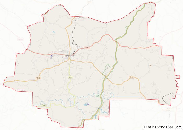 Map of Lewis County