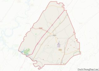 Map of McMinn County, Tennessee