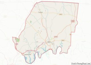 Map of Sumner County, Tennessee