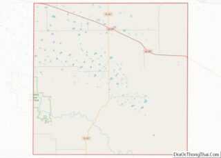 Map of Armstrong County, Texas