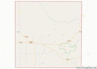 Map of Briscoe County, Texas