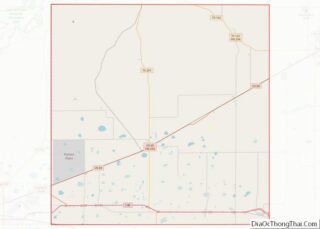 Map of Carson County, Texas