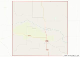 Map of Collingsworth County, Texas