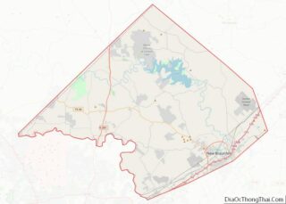 Map of Comal County, Texas