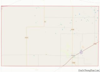 Map of Deaf Smith County, Texas