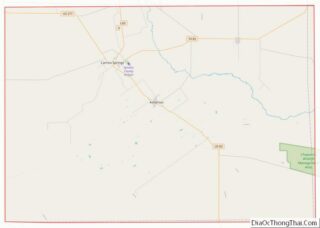 Map of Dimmit County, Texas