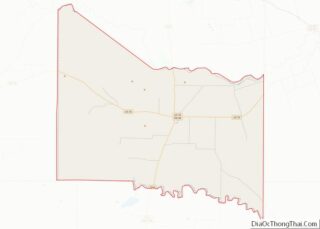 Map of Foard County, Texas