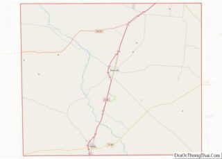 Map of Frio County, Texas