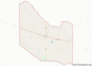 Map of Hardeman County, Texas