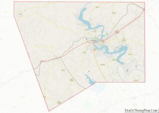 Map of Hood County, Texas