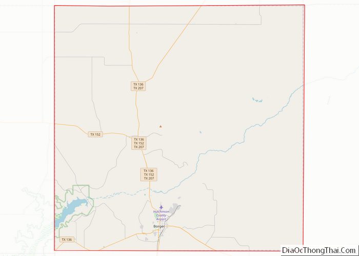 Map Of Hutchinson County Texas Địa Ốc Thông Thái 9574