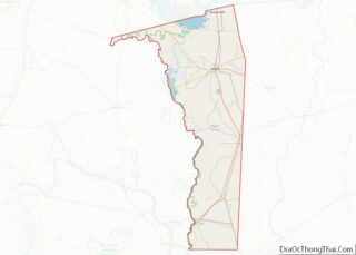 Map of Jasper County, Texas