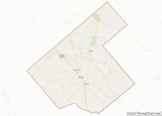 Map of Karnes County, Texas