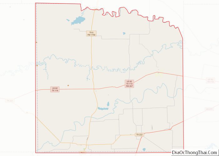 Map of Knox County