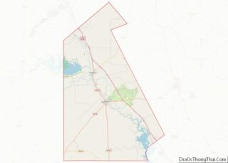 Map of Live Oak County, Texas