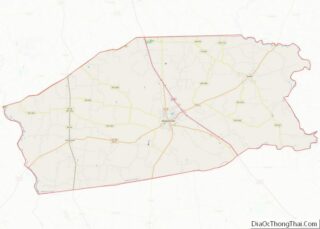 Map of Madison County, Texas