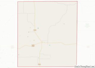 Map of Motley County, Texas