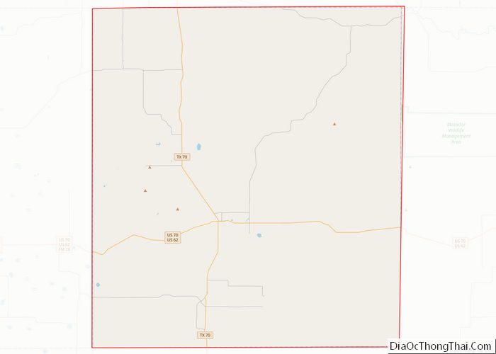 Map of Motley County
