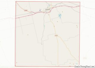 Map of Nolan County, Texas