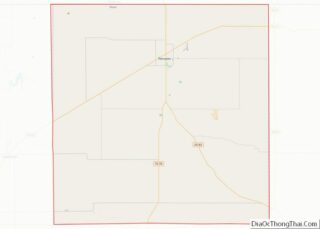 Map of Ochiltree County, Texas