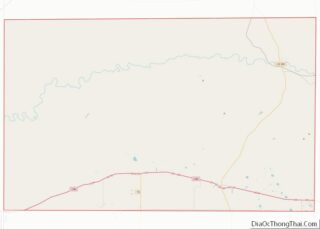 Map of Oldham County, Texas