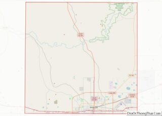 Map of Potter County, Texas