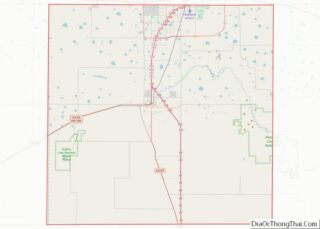 Map of Randall County, Texas