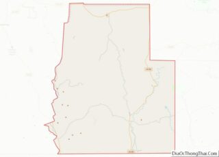 Map of Real County, Texas