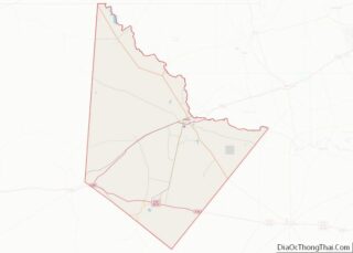 Map of Reeves County, Texas