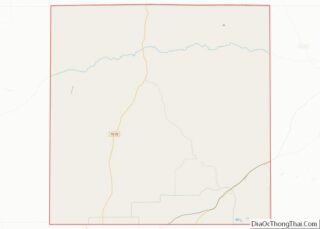 Map of Roberts County, Texas