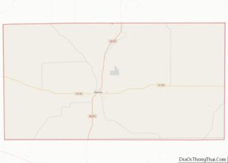 Map of Schleicher County, Texas