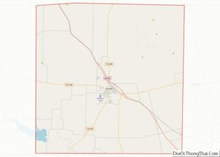 Map of Scurry County, Texas