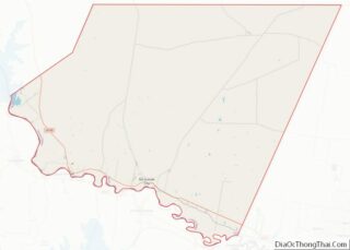 Map of Starr County, Texas