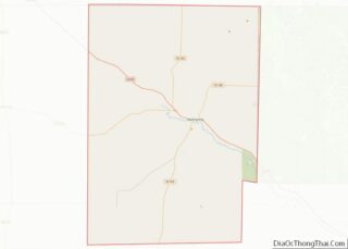 Map of Sterling County, Texas