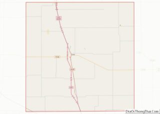 Map of Swisher County, Texas