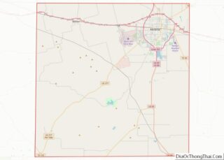 Map of Taylor County, Texas