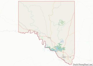 Map of Val Verde County, Texas