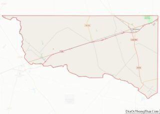 Map of Ward County, Texas