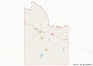 Map of Wilbarger County, Texas