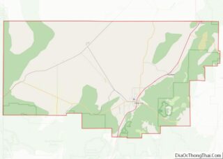 Map of Iron County, Utah
