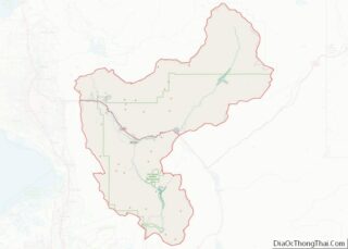 Map of Morgan County, Utah