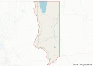 Map of Rich County, Utah