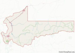 Map of Summit County, Utah