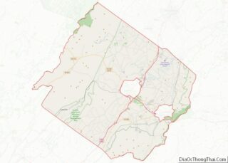 Map of Augusta County, Virginia