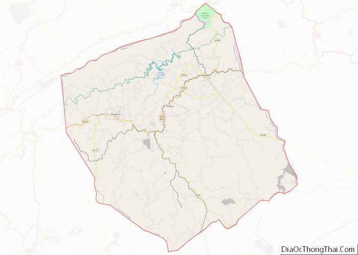 Map of Dickenson County