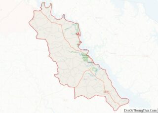 Map of Essex County, Virginia