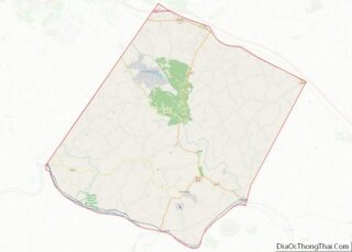 Map of Fluvanna County, Virginia