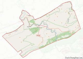 Map of Giles County, Virginia