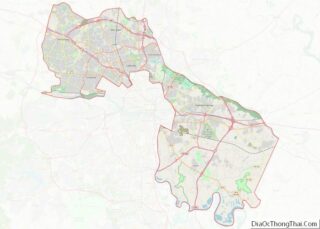 Map of Henrico County, Virginia