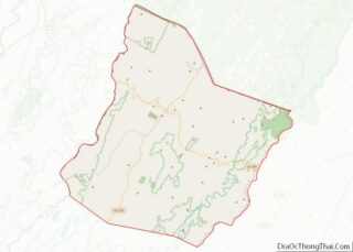 Map of Highland County, Virginia